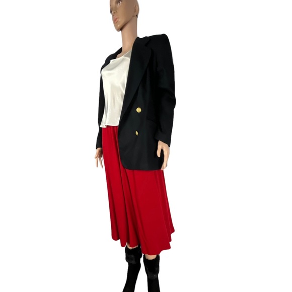 Vintage Private Concepts Double Breasted Blazer, Black |L - Picture 8 of 12